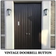 thumbnail image 3 of RUNROTOO Botón De Timbre Para Puerta Con Pulsador Metálico Retro Y Conexión Cableada En Plata, 3 of 6