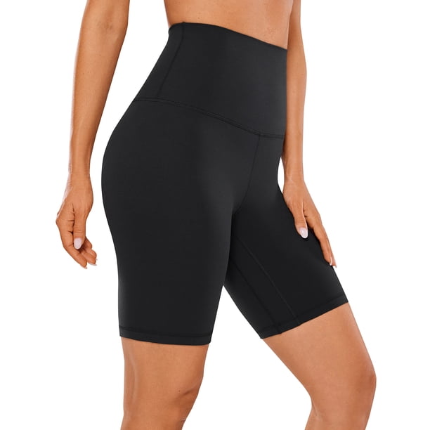 Shorts CRZ YOGA Butterluxe Cintura Súper Alta 20 cm Negro M