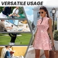 thumbnail image 6 of Uorisanigo Pink Glitter Couple Matching Outfit His and Hers Clothing Mens Golf Shirts Size S Quick Dry Short Sleeve Shirts for Athletic and Golf Clothes for Women with Shorts Pockets, 6 of 8