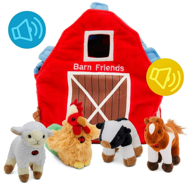 red shed plush horse