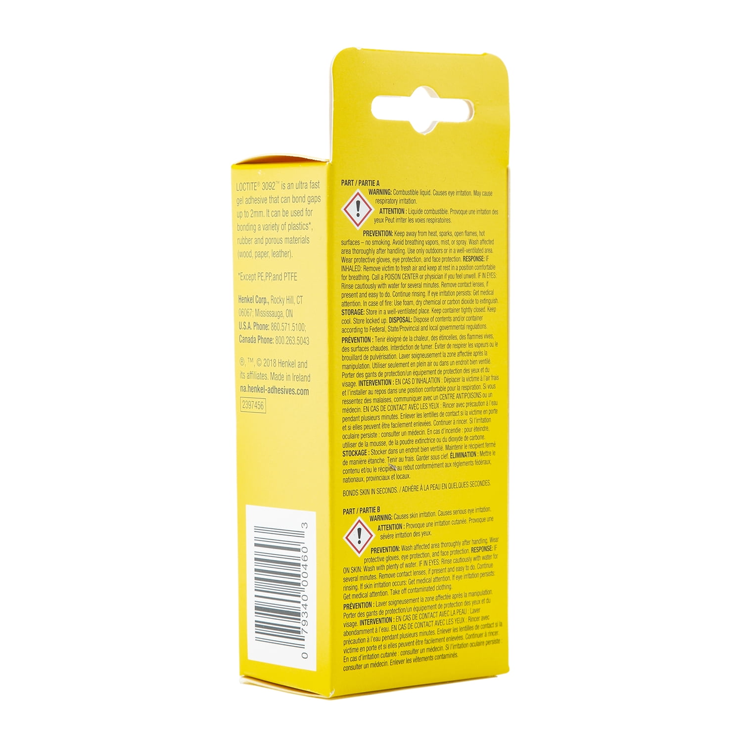 Henkel  3092 Adhesive 10 Gram Syringe