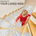 thumbnail image 2 of Non Slip Carpet Stair Treads for Wooden Steps Indoor, 7 Pack Stair Runners Covers Staircase Step Rugs Stair Mats for Kids Elders and Dog, 2 of 6