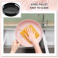 thumbnail image 3 of Billuyoard Estante giratorio de 360 ​​grados estante giratorio almacenamiento de cosméticos organizador antideslizante dormitorio cocina Gadget bandeja Cocina y Comedor Negro Grande Billuyoard HA011511-03B, 3 of 6