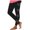 Black, variant on Feancey Today's Sales of The Day Valentines Day Women's High Waisted Leggings Full Length Stretchy Tummy Control Yoga Pants Holiday Cute Casual Heart Print Workout Tights Black XL