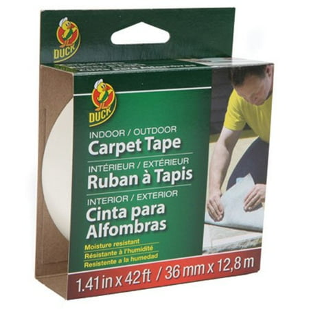 Installation Type - Brand 392907 Indoor/Outdoor Carpet Tape, 1.41-Inch x 42 Feet, Single Roll, Durable carpet tape for permanent carpet installation By Duck