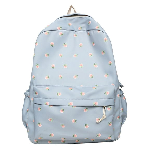 Rovga Backpack For School Supplies Student Backpack Fashionable New Pattern Fresh Flower Pattern Practical Large Capacity Backpack