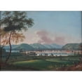 thumbnail image 2 of John Caspar Wild 24x19 Gold Ornate Framed and Double Matted Museum Art Print Titled - Cincinnati from Behind Newport Barracks, 2 of 4
