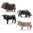thumbnail image 2 of Simulation Farm Cow Cattle Farm Animal Model Action Figure 4 Pcs Simulation Farm Cow Cattle Ox Bull Figurine PVC Farm Animal Model Action Figure Home Decoration Kids Educational, 2 of 7