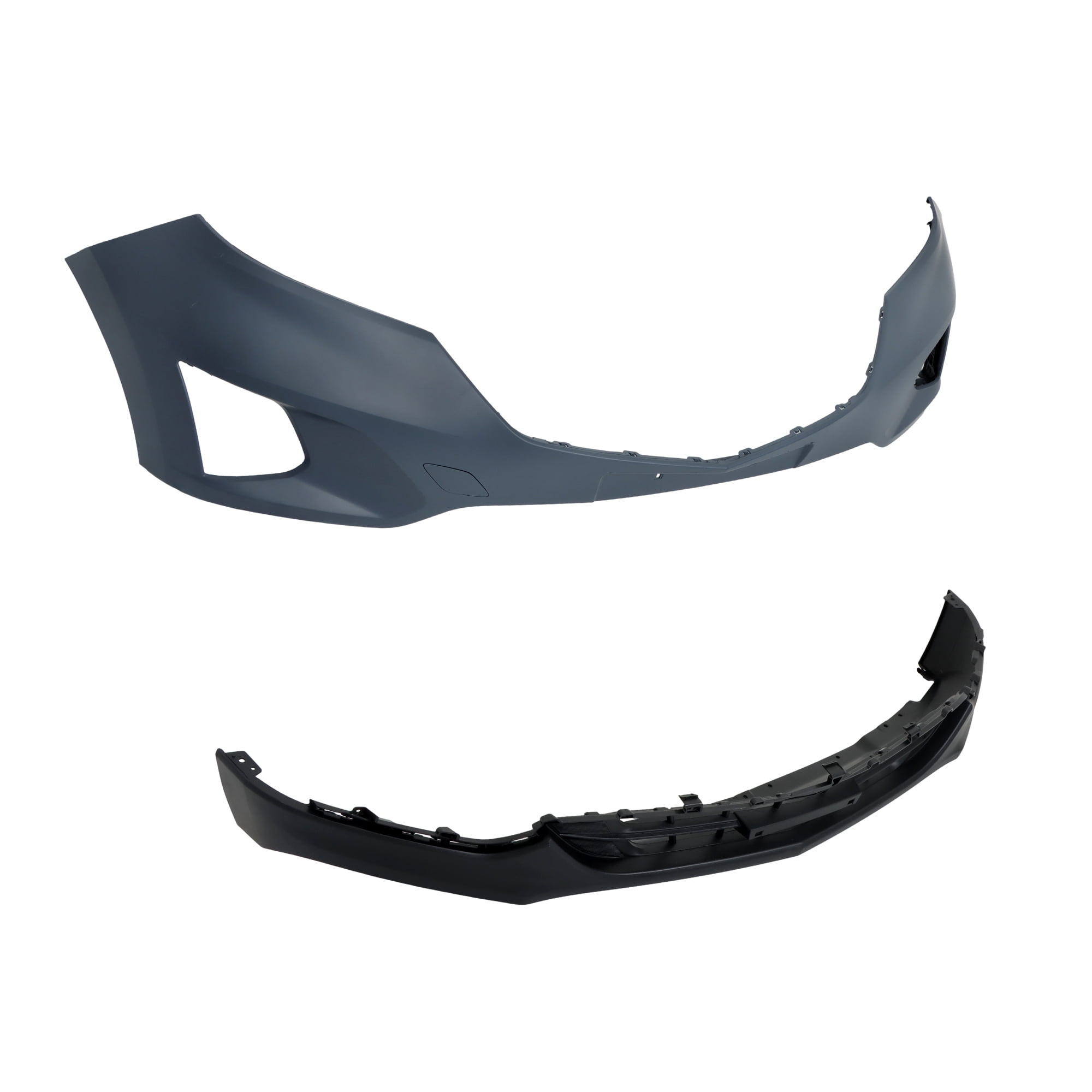 LABLT Front Bumper Cover And Lower Valance Grille for 2018 2019 Chevy Equinox