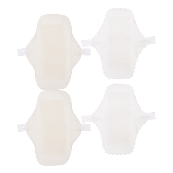 BRIGHTFUFU 4 Uds. Compresas menstruales reutilizables, compresas sanitarias lavables, compresas femeninas, compresas menstruales absorbentes