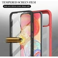 thumbnail image 3 of Case for Galaxy A04E,Galaxy A03 164mm Case,Slim Full-Body Rugged Stylish Protective Clear Back Hybrid 3-in-1 Case with Built-in Screen Protector Phone Case for Samsung Galaxy A04E 4G (Red), 3 of 12