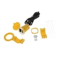 thumbnail image 4 of Colaxi 2xMotorcycle Mobile Charger USB mobile charger Single USB Car Charger Socket Yellow, 4 of 8