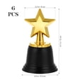 thumbnail image 2 of 6 trofeos de estrella de plástico, regalos de fiesta para niños, aulas, escuelas, premios para torneos deportivos, premios para juegos y eventos., 2 of 6