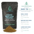 thumbnail image 3 of Hígado de res canino en polvo Holistic Bin, 50 g, superalimento, 3 of 7