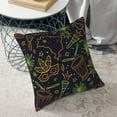 thumbnail image 6 of Square Decorative Throw Pillow Covers with Core, Cartoon Parade Pattern Throw Pillows for Couch Sofa Bed Home Decor, 16"x16", 6 of 9