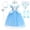 Blue, variant on Aximioll Little Girls Fairy Tale Princess Dress, Halloween Party Elegant Princess Dress up Clothes with Accessories, Toddler Princess Cosplay Outfits for Girls Age 2 - 12 Years, Yellow/110