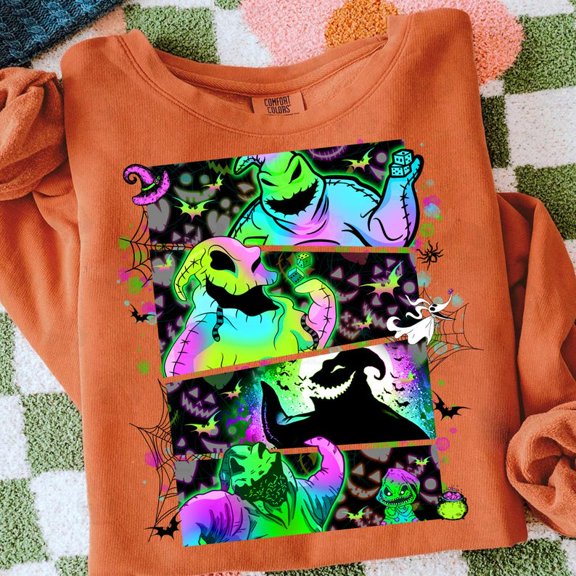 Cartoon Halloween Nightmare Sweatshirt, Preppy Coquette Sweatshirt, Spooky Season Sweatshirt, Horror Movies Sweatshirt, Spooky Vibes Sweatshirt, Horror Halloween Cartoon Sweatshirt