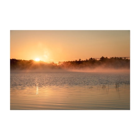 Lower Togue Pond Sunrise - Millinocket Maine Photography Unframed Wall Art Print 5 x 7 inches