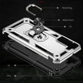 thumbnail image 5 of Compatible with Samsung Galaxy S23 Plus Protective Case,Heavy Duty Shockproof Armor Phone Case with 360° Rotating Metal Ring Holder Kickstand Military Grade Protection Rugged Cover,Silver, 5 of 8