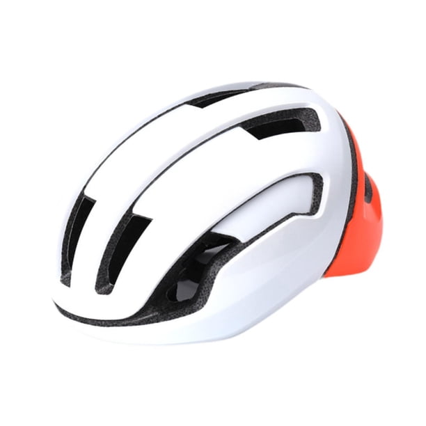 Casco de bicicleta ajustable con almohadilla extraíble para skate Road Bike Riding Naranja