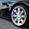 thumbnail image 4 of 2Pcs 3D ABS Car Brake Caliper Cover Automotive Wheel Caliper Protector Auto Wheel Hub Decor Shell Vehicle Styling Accessory(Blue-23.8x6.5x3.5cm), 4 of 4