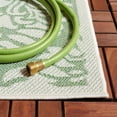 thumbnail image 5 of SAFAVIEH Machine Washable Rug Indoor/Outdoor Bermuda Collection - Bermuda Kingston Floral Indoor/Outdoor Area Rug, Ivory/Green, 4' x 6', 5 of 12