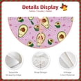 thumbnail image 5 of Bingfone Christmas Tree Skirt Mat Christmas Decoration Interior 30"-Different Avocados, 5 of 8