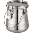 thumbnail image 1 of Brush Cleaner, Airtight Stainless Steel Brush Holder for Painting, 17 oz/Medium, 1 of 5