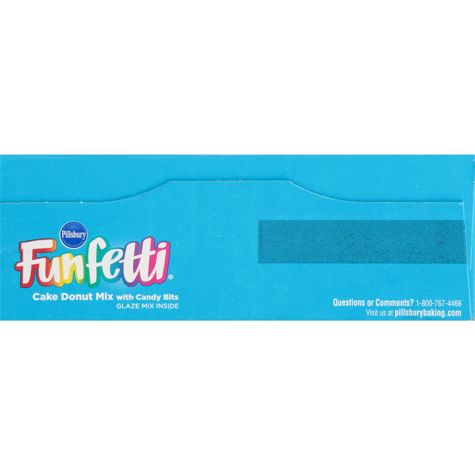 Pillsbury Funfetti Cake Donut Mix with Candy Bits, 16.2 oz Box