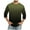 Army Green, variant on Mens 3/4 Sleeve Baseball Shirts Casual Gradient Graphic Tees Big and Tall Crewneck Spring Summer Beach Tshirt Going Out Tops Sky Blue XXXL