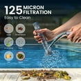 thumbnail image 4 of Efurden Cordless Pool Vacuum, Handheld Pool Vacuum for Small Above Ground Pools, Hot Tubs and Spas, 60 Minutes Runntime (Blue), 4 of 7