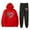 Red, variant on Omar Courtz Heart Hoodies Jogger Pants Set Primera Musa Tour Merch Unisex Streetwear Sweatshirts
