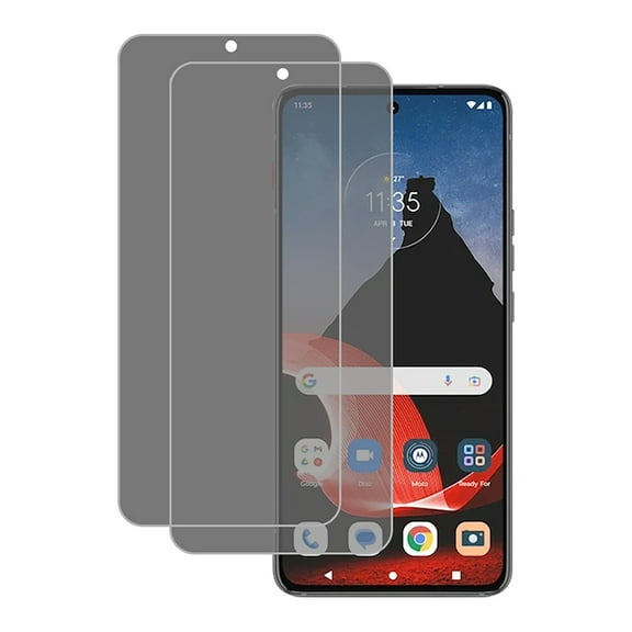 KIQ 2 Pack Privacy Full Cover Tempered Glass Screen Protector for Motorola Lenovo ThinkPhone