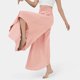 thumbnail image 3 of ICHUANYI Clearance Women Solid High Waisted Yoga Pants Hippie Pilates Trousers Boho Beach Irregular Elastic Waist Pants(Pink, M) ICHUANYI WER2023081117996, 3 of 6