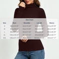 thumbnail image 3 of Chiccall Women's Turtleneck Long Sleeve Base Layer Top, Stretchy Slim Fit Thermal Shirt with Thumb Holes for Fall Winter Layering, 3 of 10