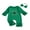 Green, variant on My First Christmas Baby Girl Outfit Santa Long Sleeve Romper Jumpsuit  one-piece  Christmas Newborn Girl Outfits Clothes