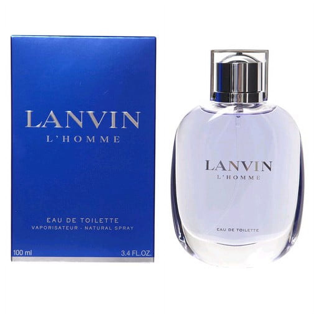 Lanvin L`Homme Eau De Toilette, Floral Woody Musk Fragrance, 3.4