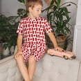 thumbnail image 4 of Balery Canada Conjunto de Pijama Infantil de Manga Corta con Estampado – Ropa de Dormir de Algodón Suave-Medium, 4 of 6