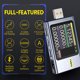 thumbnail image 3 of Seitruly Probador de de teléfono móvil USB Universal fuente de alimentación voltímetro portátil amperímetro Detector herramienta de Electrónica Azul Tipo 1, 3 of 6