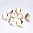 thumbnail image 1 of 4 piezas de aretes ovalados con forma de botón, joyería única, aretes de ilusión para el día a día, aretes sencillos y modernos., 1 of 2