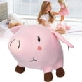thumbnail image 2 of 20cm dibujos animados los siete pecados capitales Hawke cerdo rosa peluche juguete suave relleno Animal regalos de muñecas para niños Fans coleccionistas, 2 of 9