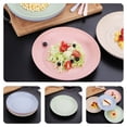 thumbnail image 3 of 4Pcs Household Food Serving Dish Serving Plate Reusable Pasta Plate Western Food Plate, 3 of 9