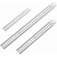 thumbnail image 1 of Stainless Steel Ruler Metal Ruler 15cm 20cm 30cm Metric and Imperial Double Sided Ruler for School, Office Measurement, 1 of 5