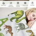 thumbnail image 3 of HENGT Dinosaur Alphabet Blanket Gifts Ultra Soft Cozy Throw Flannel Blanket, Lightweight Fuzzy Blanket Warm Plush Throw Blankets for Couch, Sofa, Bed, for Kids, 3 of 6
