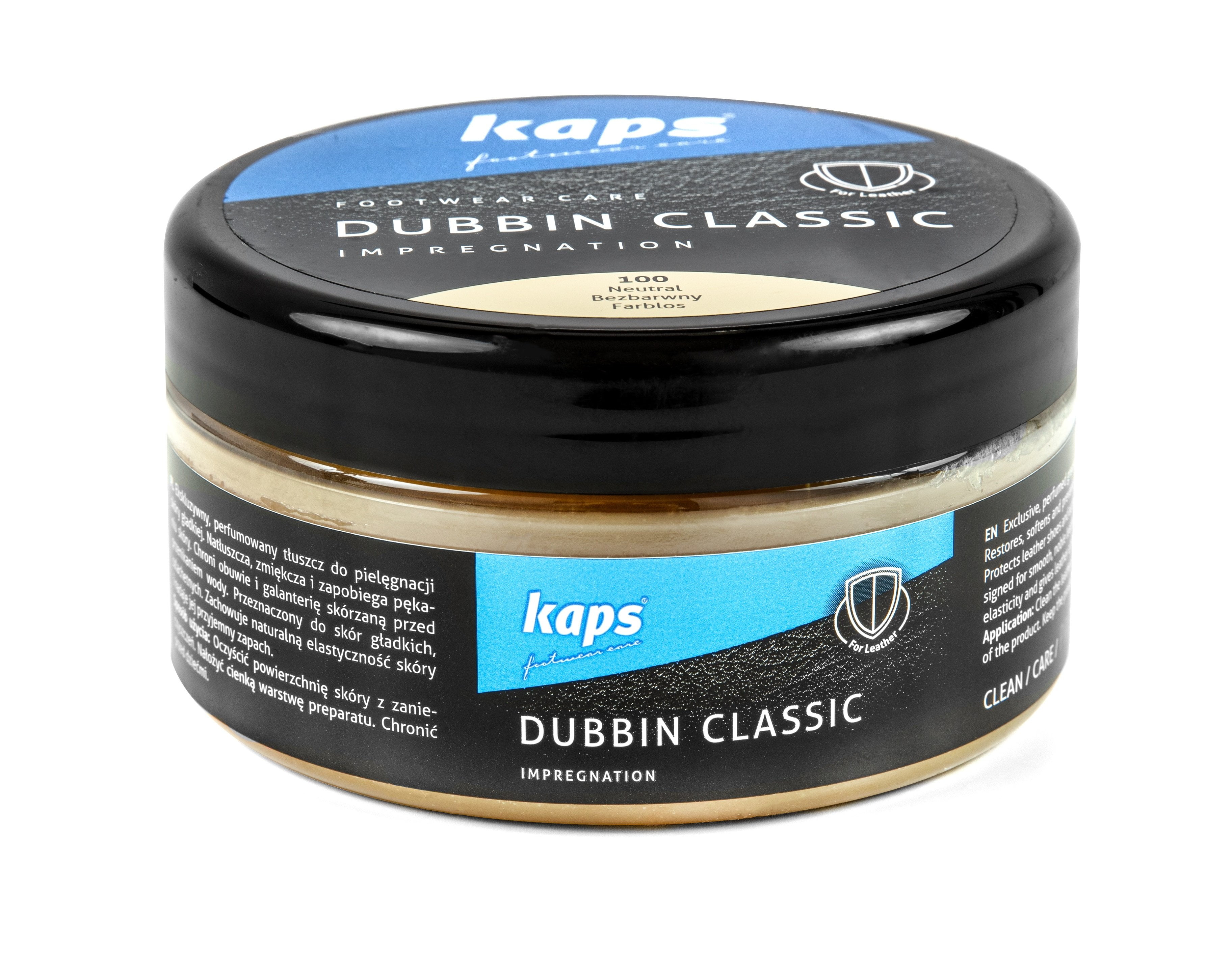 Wax Grease Dubbin Classic, Waterproofs Softens, Preserves Leather, Kaps