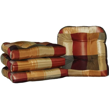 Plaid Kitchen Chair Pads Plaid Kitchen Chair Pads
