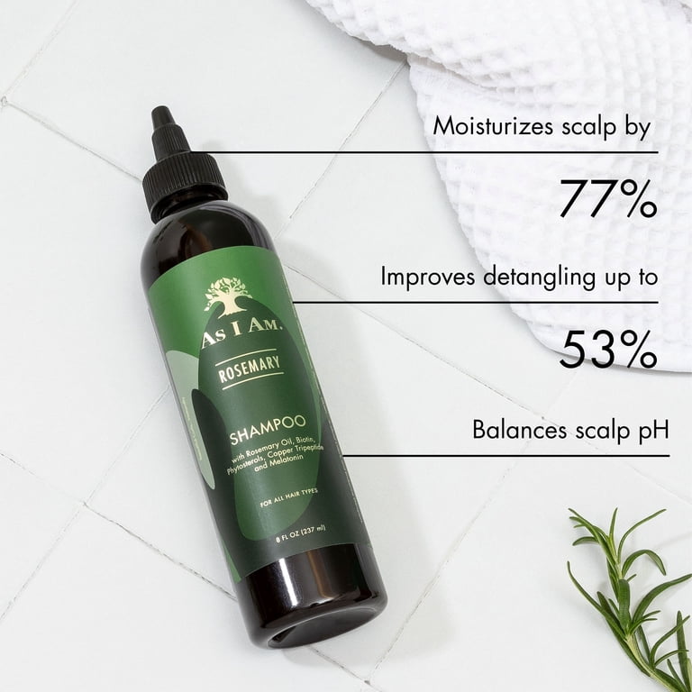 rosemary-8様のシャンプー 2 pack) As I Am Rosemary Shampoo 8 fl. oz., All Hair Type