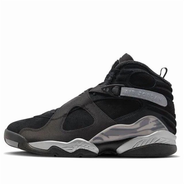 Ni - ke Size 12 Ni - ke Air Jordan 8 Retro Winterized Black Gunsmoke Silver Mens FD1334-001