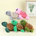 thumbnail image 2 of Tortoise Plush Toy Cartoon Turtle Marine Animal Pendant Soft Stuffed Doll Keychain Backpack Car Bag Key Ring Decor Kid Gift, 2 of 10