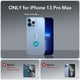 thumbnail image 2 of Funda de teléfono ESR para iPhone 13 Pro Max con MagSafe Clear Blue, 2 of 8